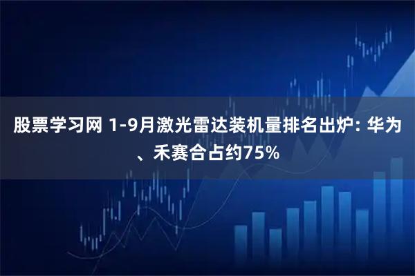 股票学习网 1-9月激光雷达装机量排名出炉: 华为、禾赛合占约75%